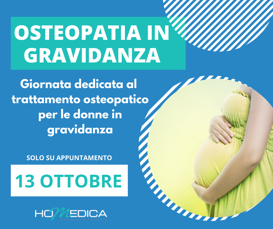 13 OTTOBRE - OSTEOPATA PER LE DONNE IN GRAVIDANZA